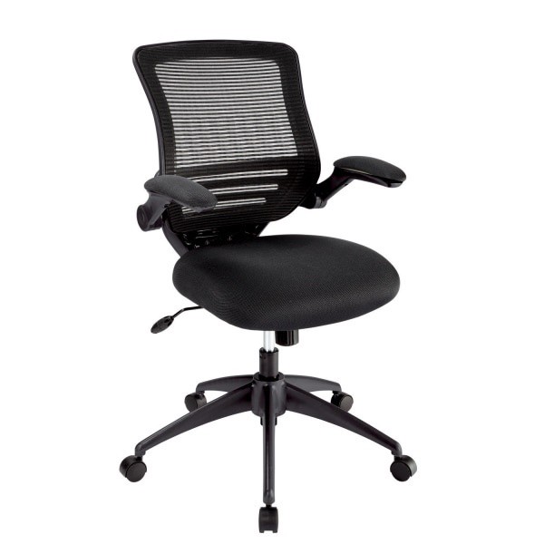 slide 1 of 10, Realspace Calusa Mesh Mid-Back Manager's Chair, Black, 1 ct