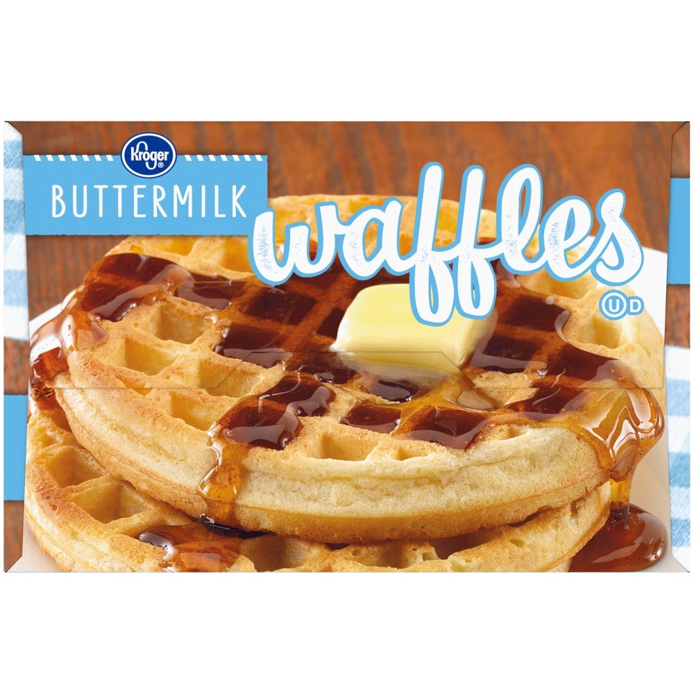 slide 4 of 5, Kroger Buttermilk Waffles, 10 ct; 1.23 oz