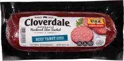 Cloverdale Sausage Summer Beef Tangy Chub