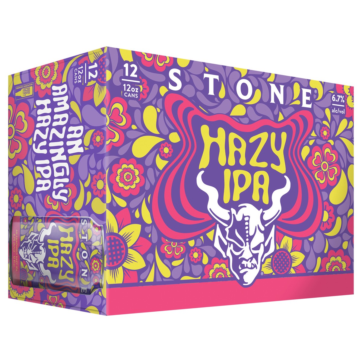 slide 5 of 7, Stone Hazy IPA Beer 12 - 12 oz Cans, 12 ct; 12 oz