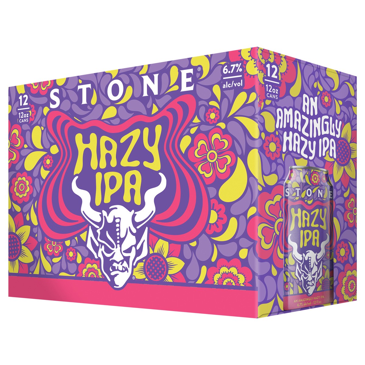 slide 3 of 7, Stone Hazy IPA Beer 12 - 12 oz Cans, 12 ct; 12 oz
