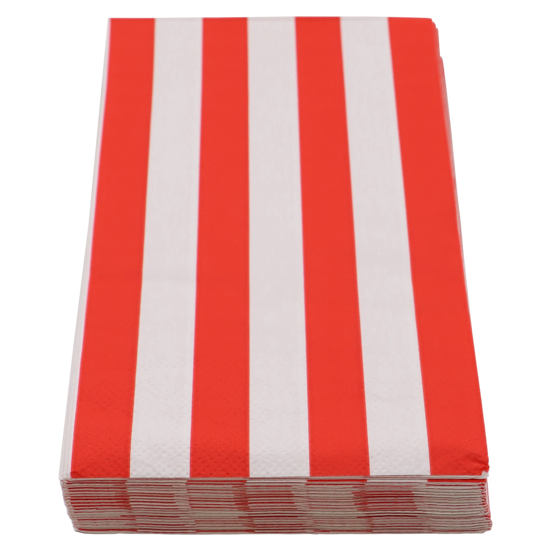 slide 3 of 3, Red Stripes Guest Napkins, 20ct. By Celebrate It, 20 ct