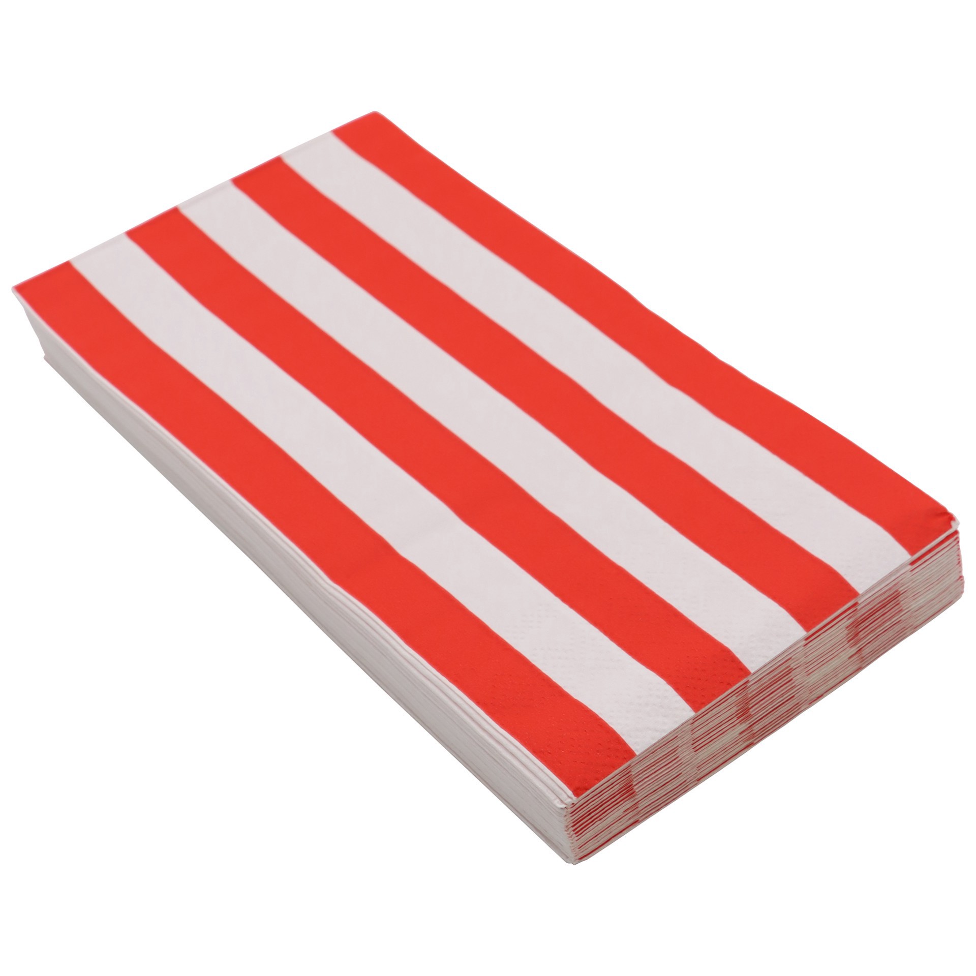slide 2 of 3, Red Stripes Guest Napkins, 20ct. By Celebrate It, 20 ct