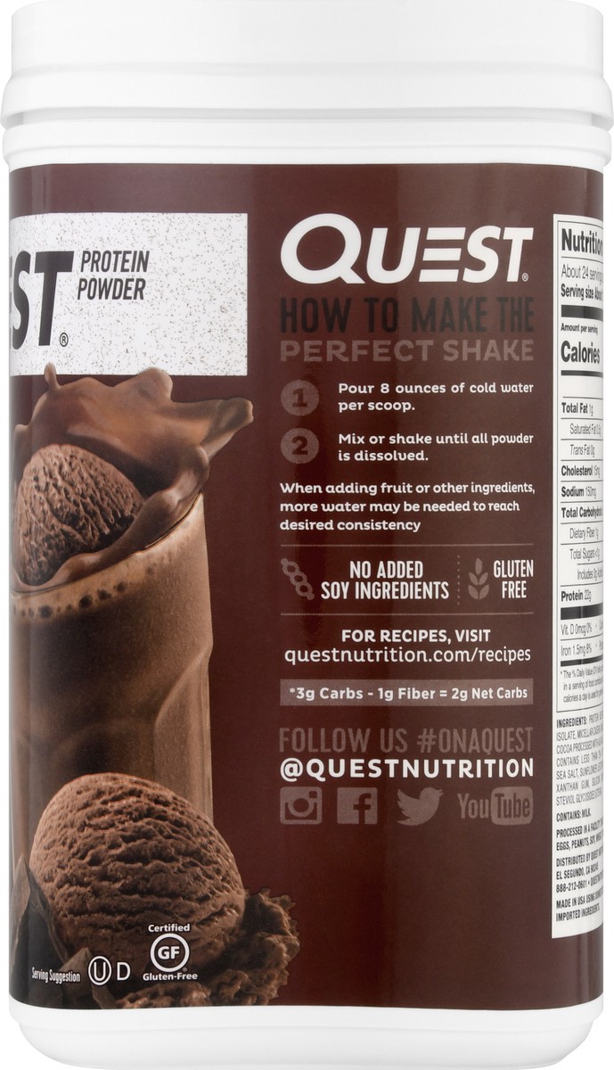 slide 8 of 9, Quest Protein Powder, 25.6 oz