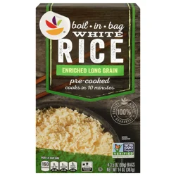 Giant Boil-in-Bag Enriched Long Grain White Rice - 4 ct
