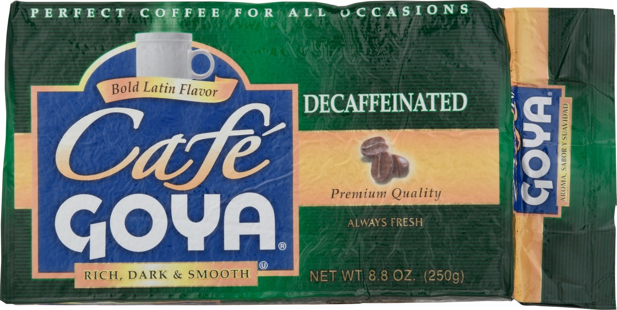 slide 6 of 12, Café Goya Decaffeinated Bold Latin Coffee - 8.8 oz, 8 oz