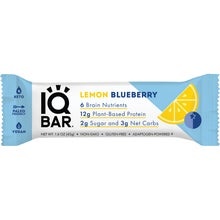 slide 1 of 1, IQBAR Lemon Blueberry Keto Protein Bar, 19.2 oz