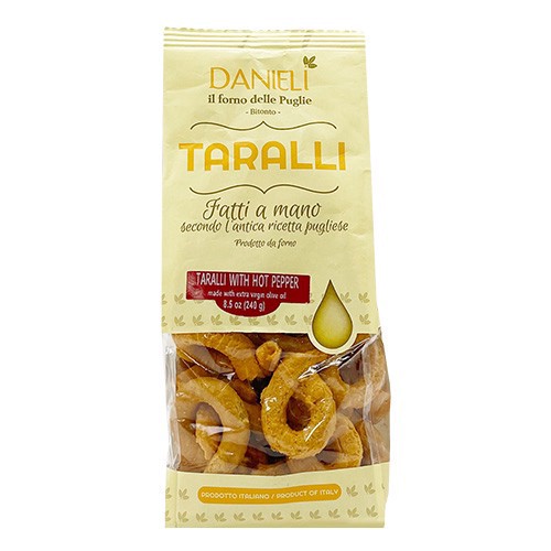 slide 1 of 1, Danieli Taralli - Hot Pepper, 8 oz