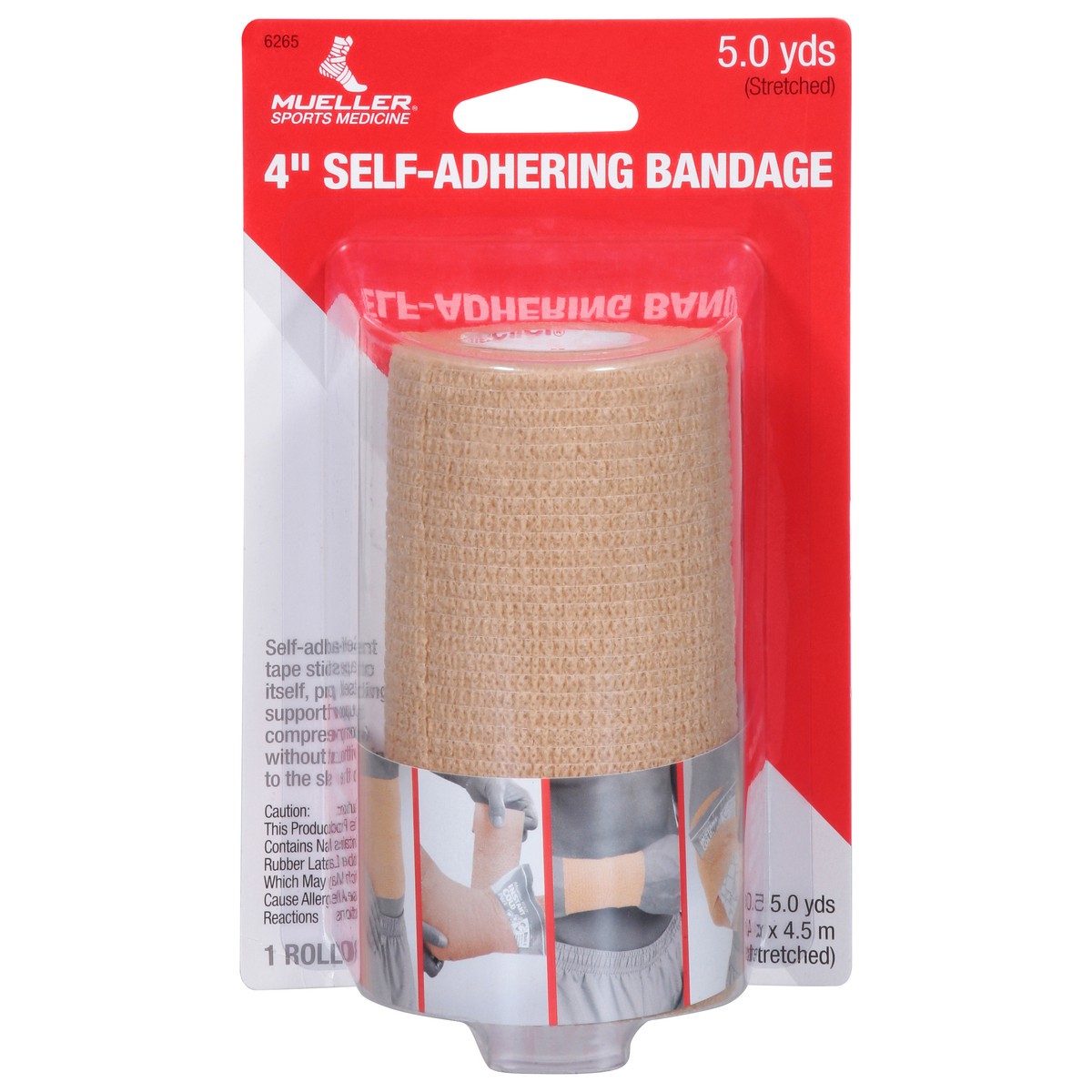 slide 5 of 12, Mueller 4 Inch Self-Adhering Bandage 1 ea, 1 ea