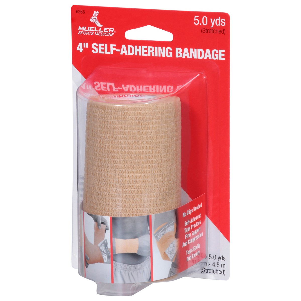 slide 6 of 12, Mueller 4 Inch Self-Adhering Bandage 1 ea, 1 ea