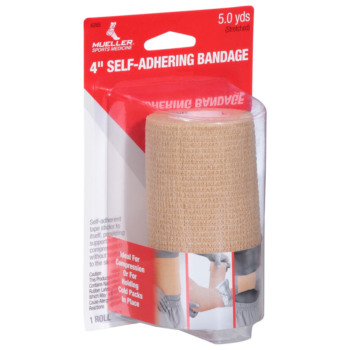 slide 10 of 12, Mueller 4 Inch Self-Adhering Bandage 1 ea, 1 ea