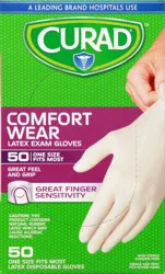 Curad Latex Exam Gloves 50 ea