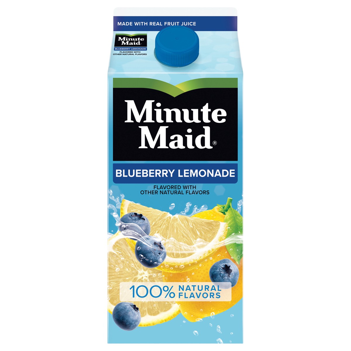 slide 1 of 7, Minute Maid Premium Blueberry Lemonade Carton- 59 fl oz, 59 fl oz