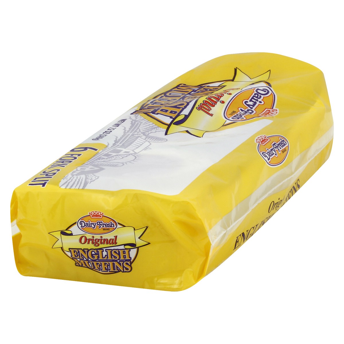 slide 5 of 12, Dairy Fresh Original English Muffins 6 ea, 6 ct