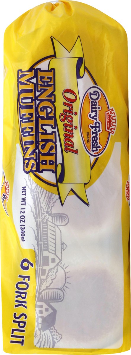 slide 10 of 12, Dairy Fresh Original English Muffins 6 ea, 6 ct