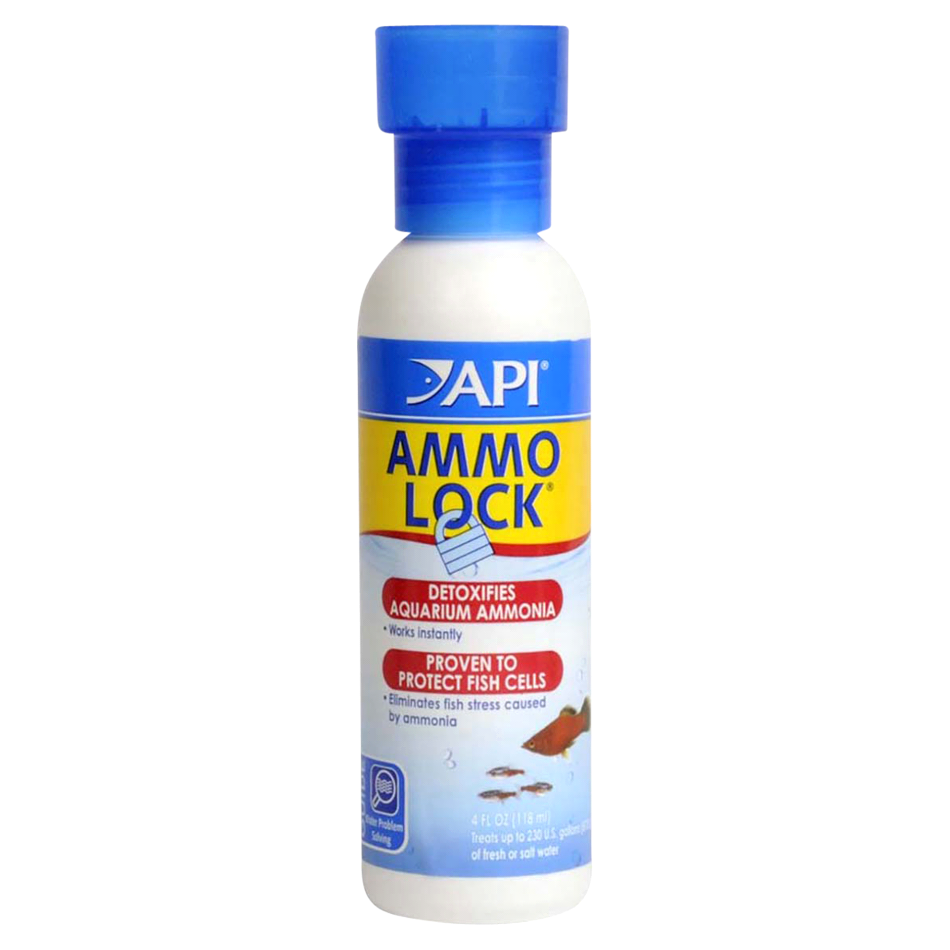 slide 1 of 1, API Ammo Lock Ammonia Remover Aquarium Water Conditioner, 4 fl oz