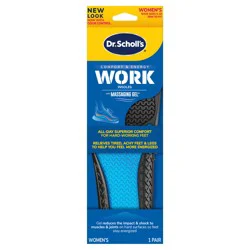 Dr. Scholl's Work All-Day Superior Comfort Insoles (with) Massaging Gel, Women, 1 Pair, Trim to Fit