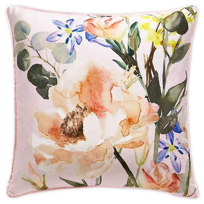 slide 1 of 2, Ted Baker Elegant Floral Printed Throw Pillow, 1 ct