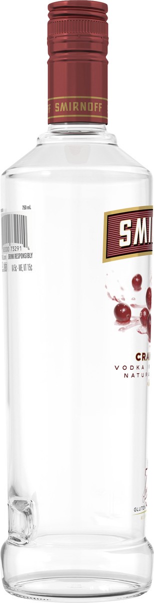 slide 2 of 3, Smirnoff Cranberry Vodka, 750 ml