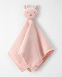 Littleplanet Baby Girl Organic Cotton Bear Lovey - One Size