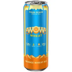 Four Peaks Wow Wheat Craft Beer 25oz Single Can