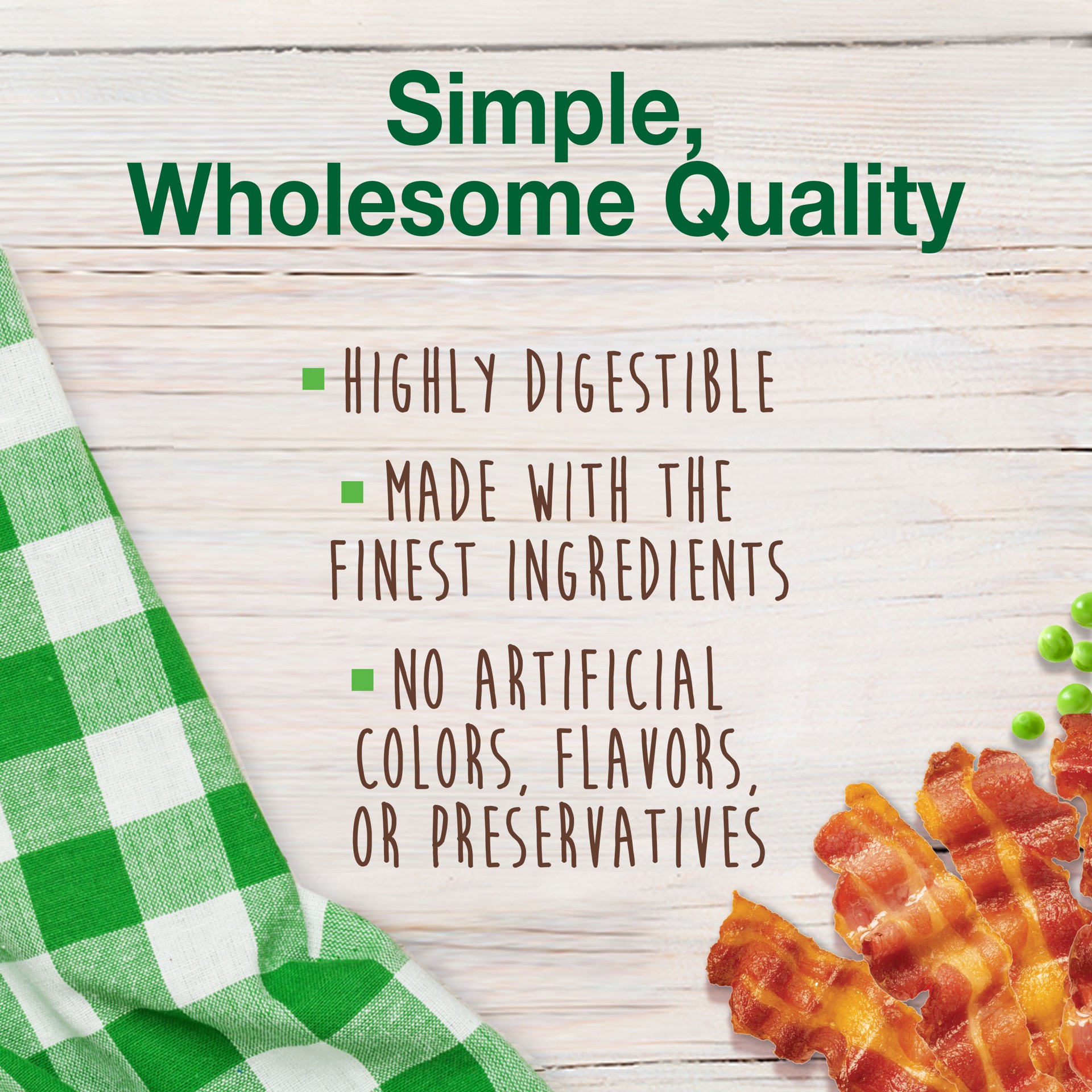 slide 7 of 10, Nylabone Healthy Edibles All-Natural Long Lasting Bacon Chew Treats X-Small/Petite - Up to 15 lbs.(8 Count), 8 ct