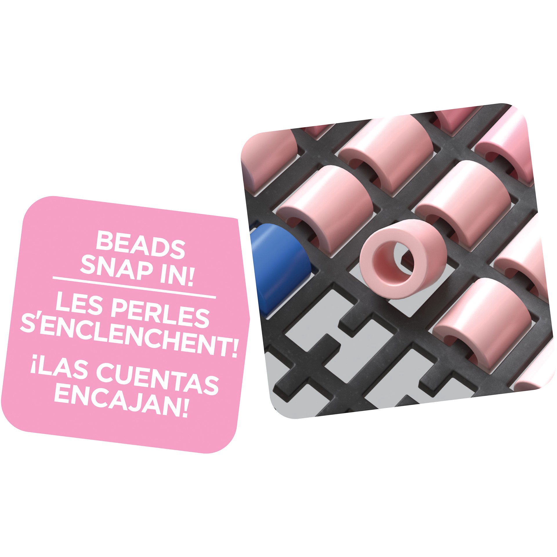 slide 3 of 7, Perler Snappix Astro Kitty Bead Craft Kit, 7.75 in x 7.75 in