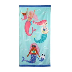 Hd Designs Mermaids Print Beach Towel
