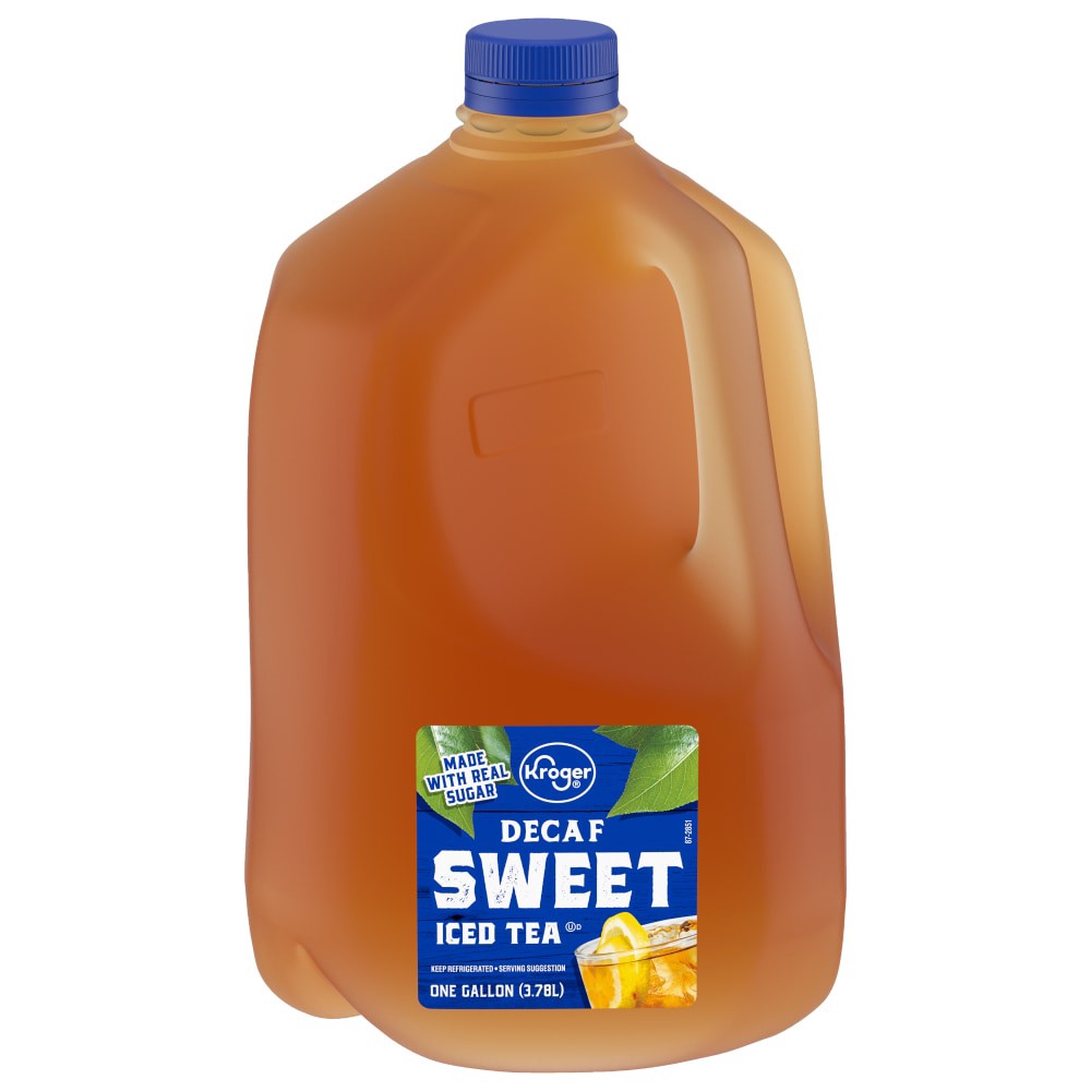 slide 1 of 4, Kroger Real Brewed Decaf Sweet Iced Tea - 1 gal, 1 gal