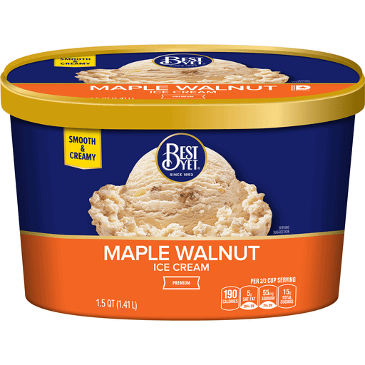 slide 1 of 1, Best Yet Maple Walnut, 1.5 qt