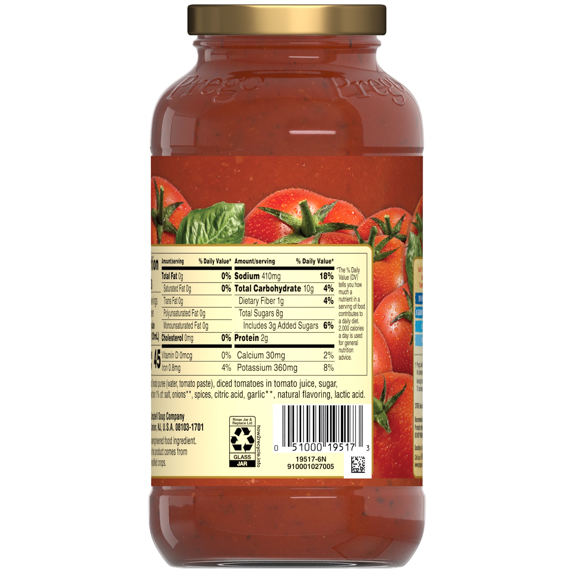 slide 2 of 5, Prego Light Smart Lower Calorie Traditional Traditional Italian Sauce 23.25 oz, 23.25 oz