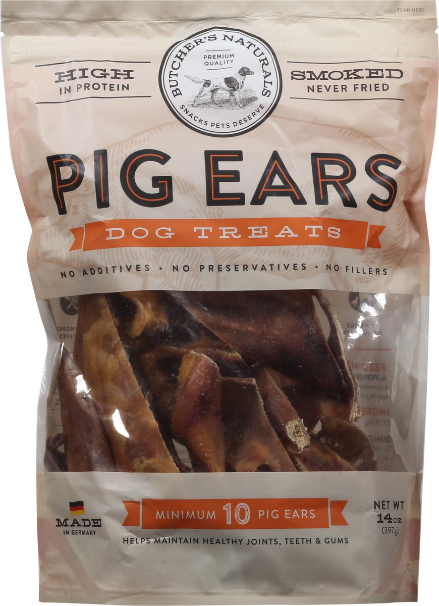 slide 10 of 14, Butcher's Naturals Pig Ears Dog Treats 14 oz, 14 oz