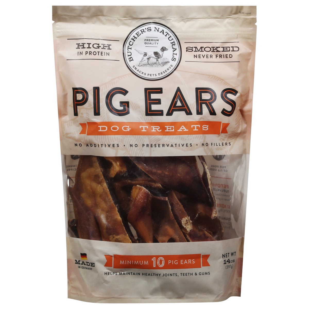 slide 7 of 14, Butcher's Naturals Pig Ears Dog Treats 14 oz, 14 oz