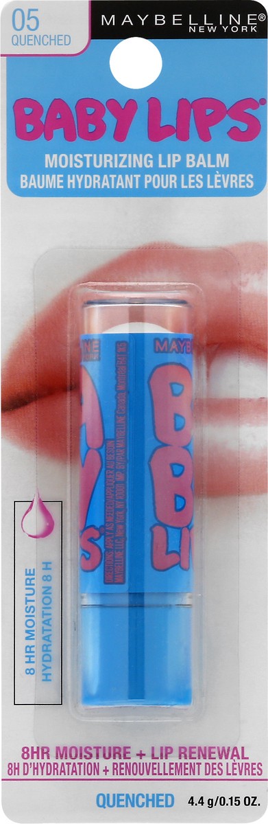 slide 1 of 11, Maybelline Baby Lips Moisturizing 05 Quenched Lip Balm 0.15 oz, 1 ct