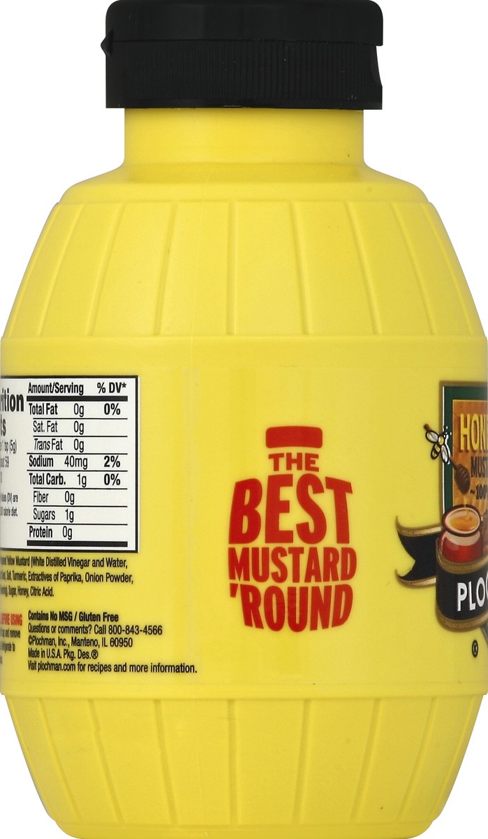 slide 3 of 6, Plochman's Sweet Yellow Honey Mustard, 10.5 oz