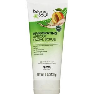 slide 1 of 1, Beauty 360 Invigorating Apricot Facial Scrub, 6 Oz, 1 ct