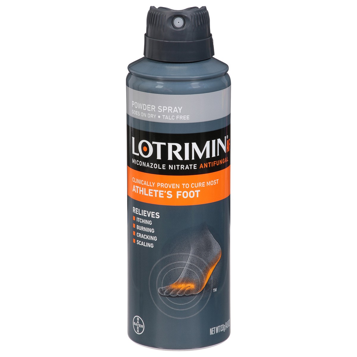 slide 1 of 14, Lotrimin AF Athlete's Foot Miconazole Nitrate Antifungal Powder Spray 4.6 oz, 4.6 oz