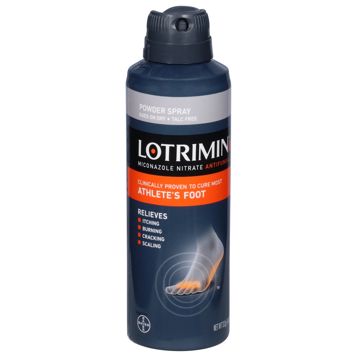 slide 6 of 14, Lotrimin AF Athlete's Foot Miconazole Nitrate Antifungal Powder Spray 4.6 oz, 4.6 oz
