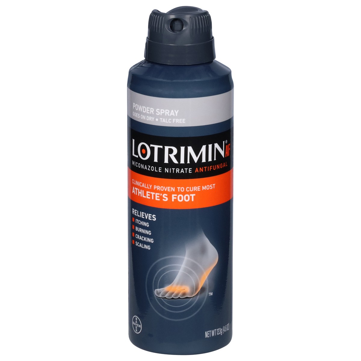slide 9 of 14, Lotrimin AF Athlete's Foot Miconazole Nitrate Antifungal Powder Spray 4.6 oz, 4.6 oz