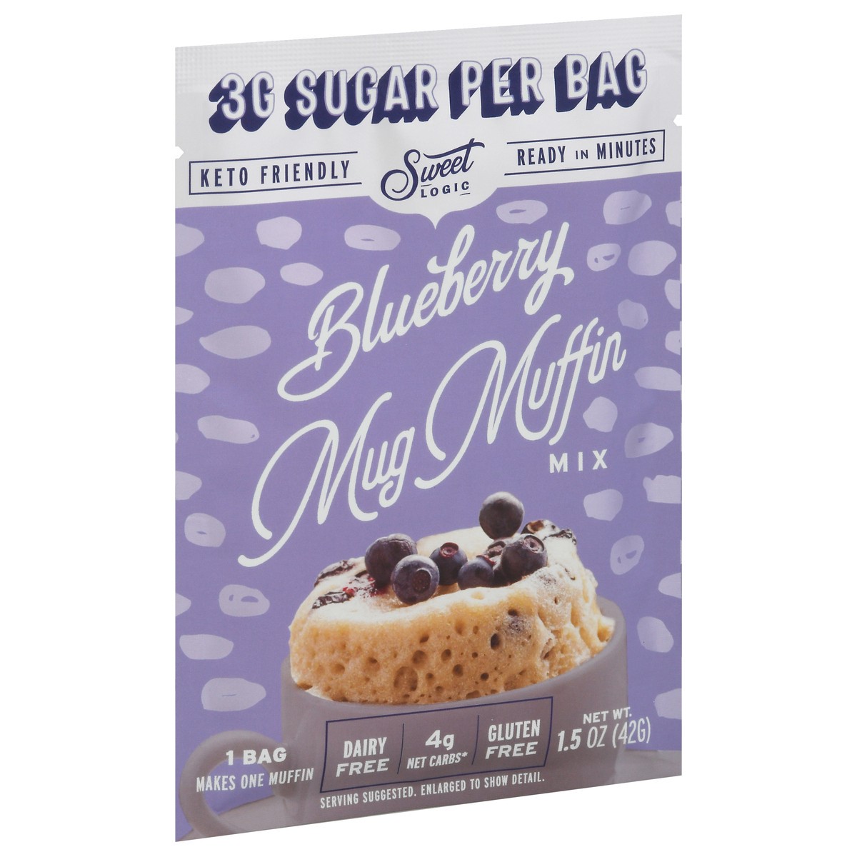 slide 9 of 9, Sweet Logic Blueberry Mug Muffin Mix, 1.5 oz