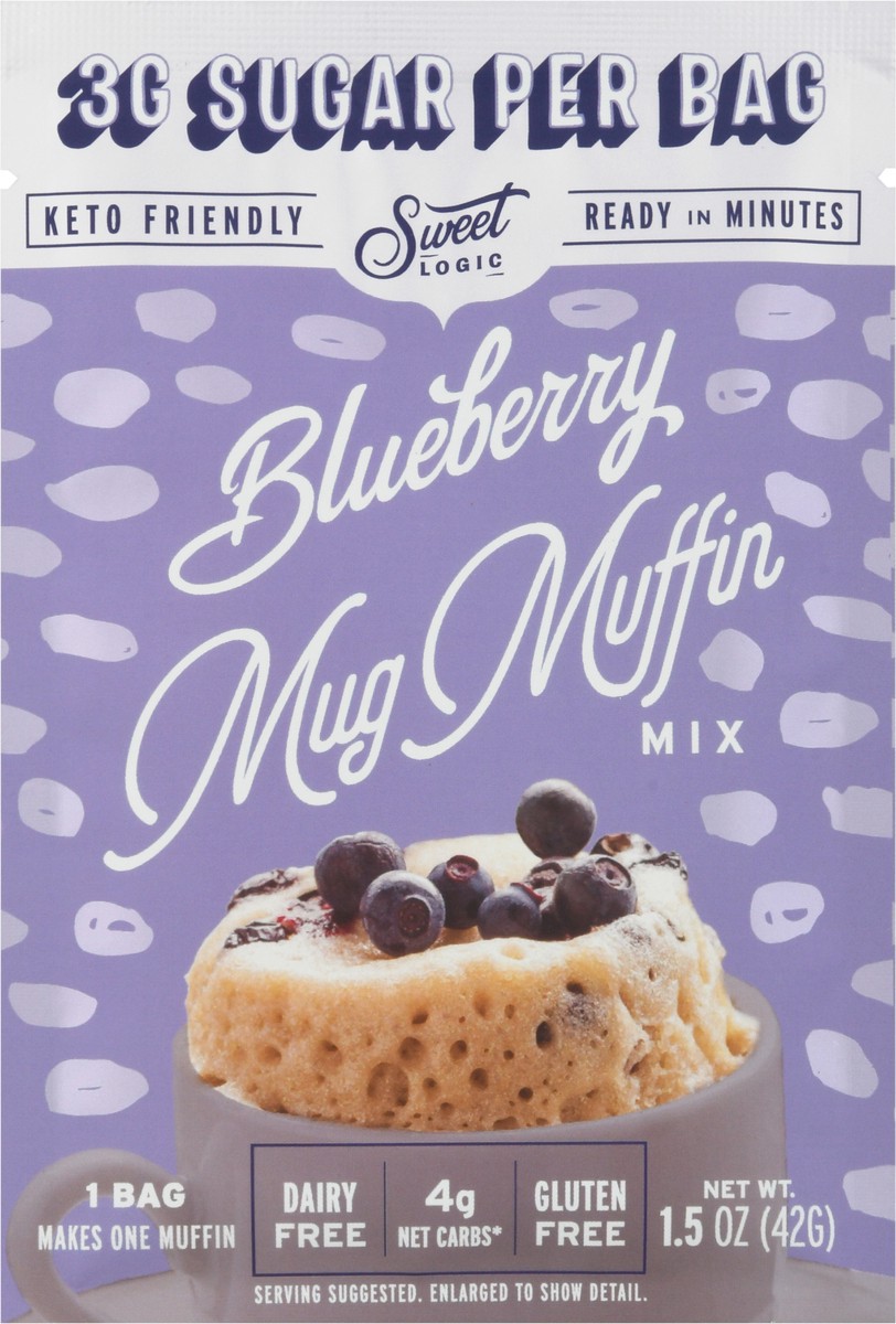 slide 6 of 9, Sweet Logic Blueberry Mug Muffin Mix, 1.5 oz