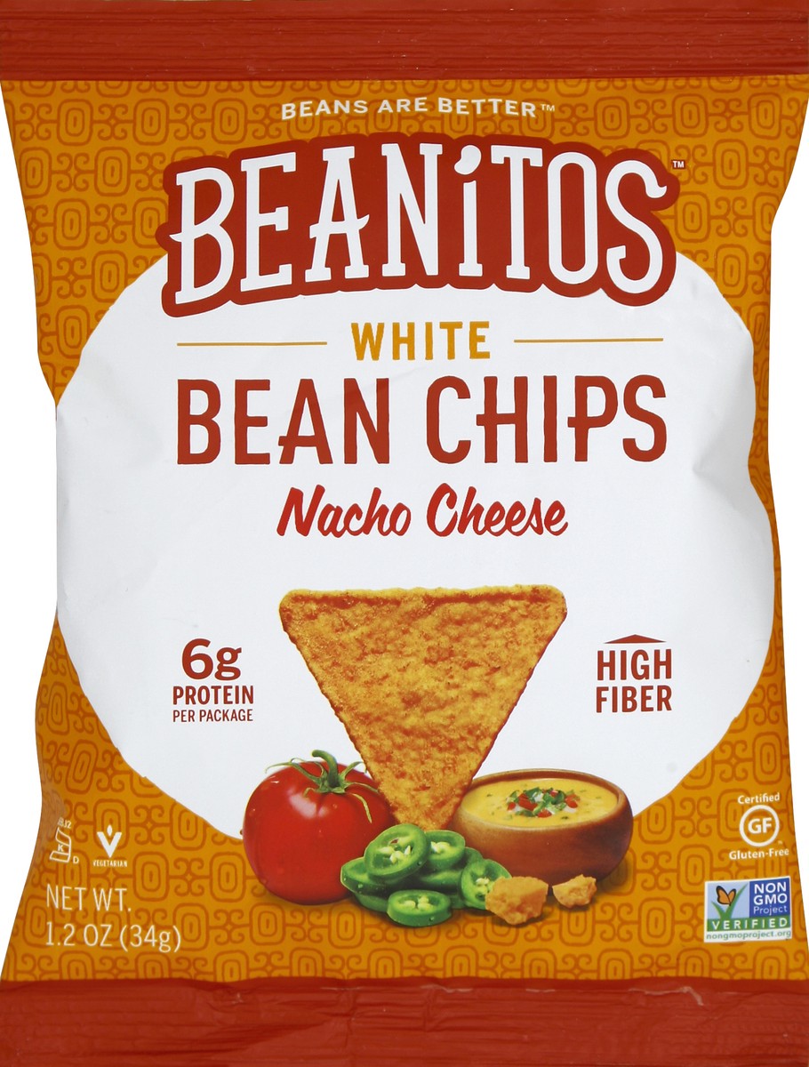 slide 5 of 5, Beanitos Nacho Cheese White Bean Chips, 1.2 oz