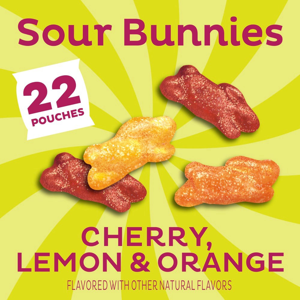 slide 4 of 6, Annie's Sour Bunnies Value Pack Fruit Flavored Snacks, 22 ct / 0.7 oz