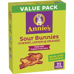 Annie's Sour Bunnies Value Pack Fruit Flavored Snacks