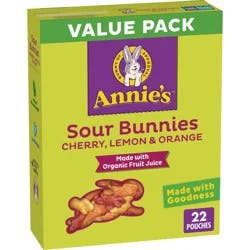 Annie's Sour Bunnies Value Pack Fruit Flavored Snacks
