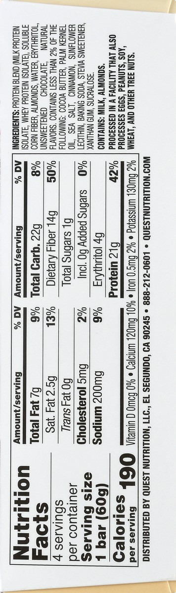 slide 3 of 9, Quest Protein Bar, S'mores Flavor, 4 ct
