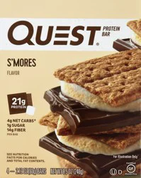 Quest Protein Bar, S'mores Flavor