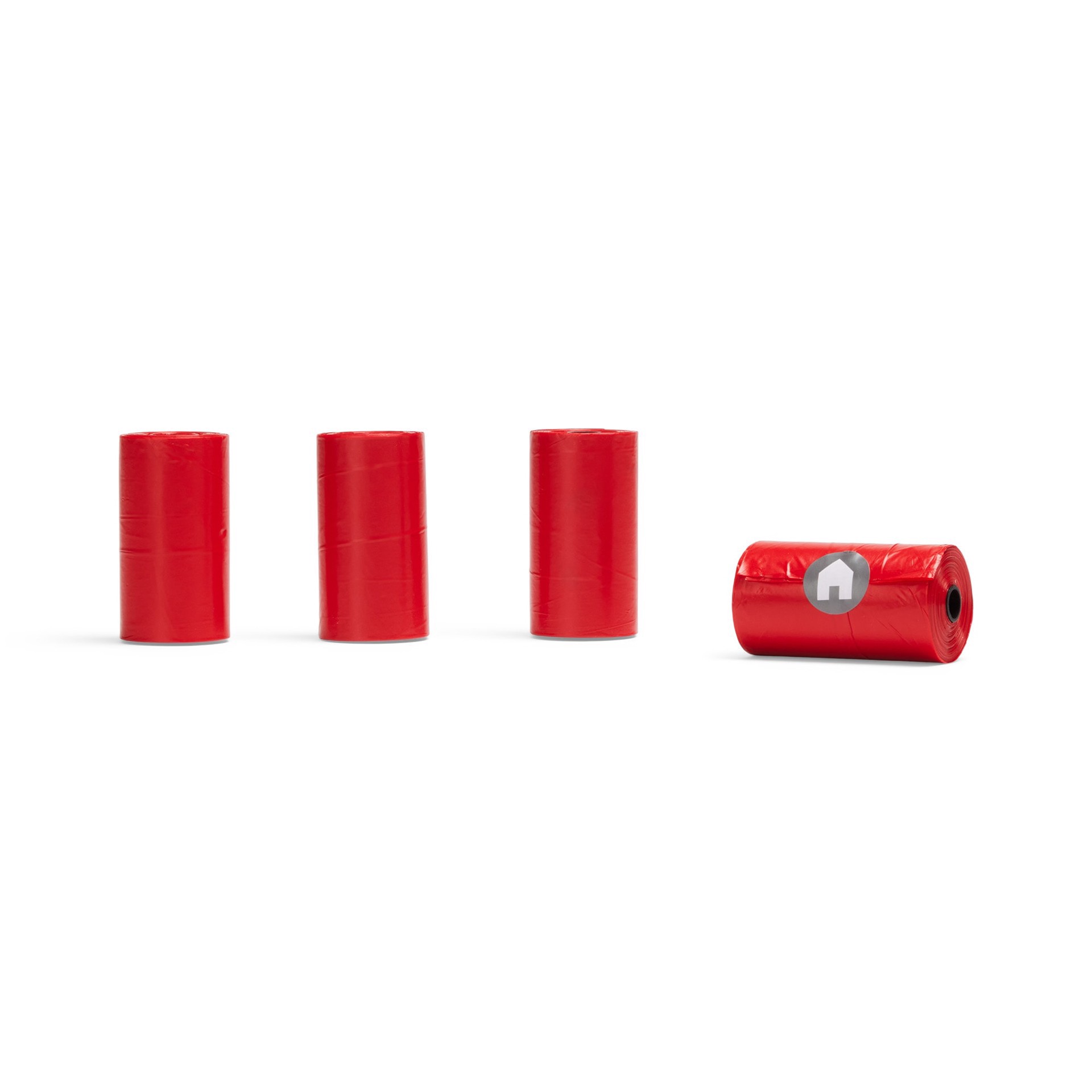 slide 1 of 1, YOULY Red Waste Bag Refills, Count of 60, 60 ct