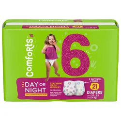 Comforts Jumbo Diapers Size 6 (Up To 35Lbs)