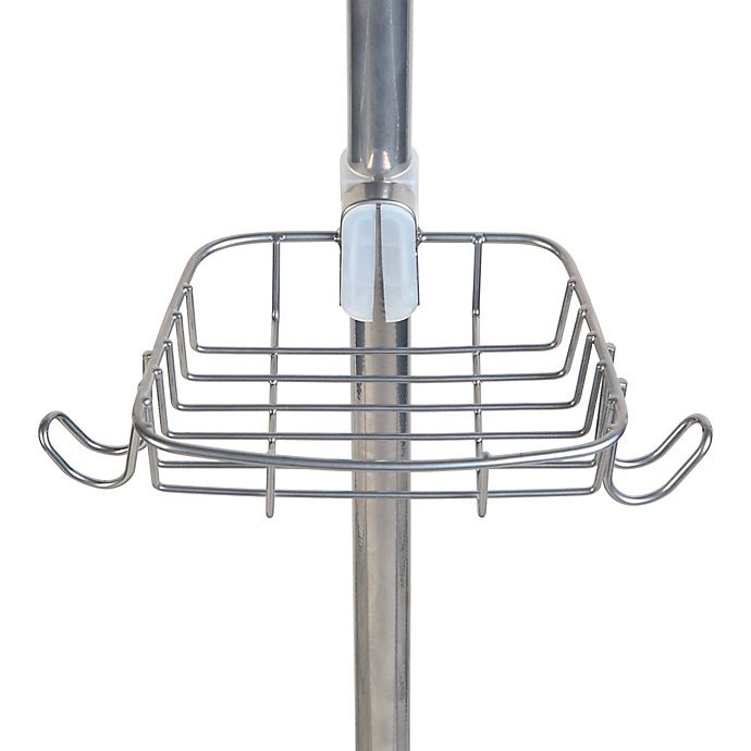 slide 4 of 7, Richards Homewares Lakeview 4-Tier Tension Pole - Chrome, 1 ct